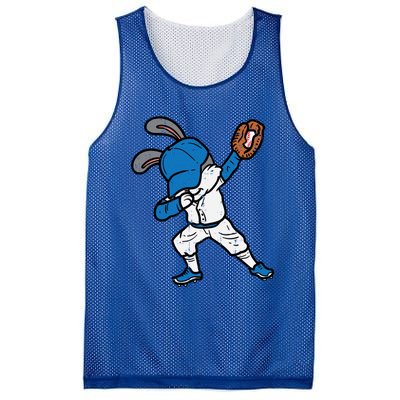 Bunny Rabbit Dab Baseball Easter Sport Pitcher Gift Mesh Reversible Basketball Jersey Tank