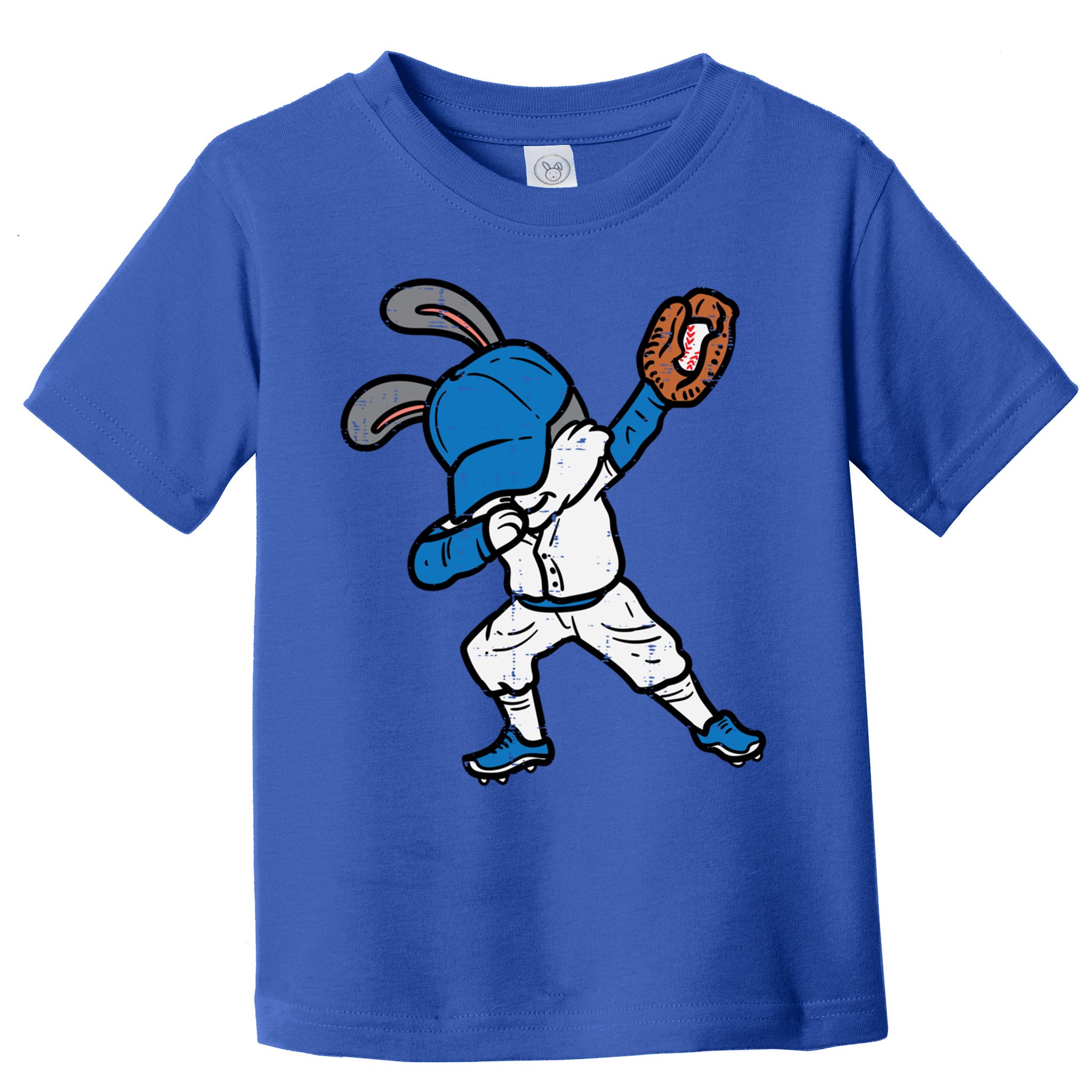 Bunny Rabbit Dab Baseball Easter Sport Pitcher Gift Toddler T-Shirt
