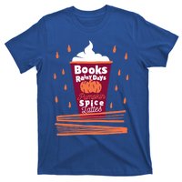 Books Rainy Days Pumpkin Spice Lattes Gift T-Shirt