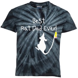 Best Rat Dad Ever Kids Tie-Dye T-Shirt