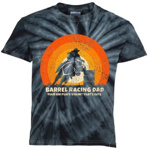 Barrel Racer Dad For Rodeo Barrel Racing Kids Tie-Dye T-Shirt