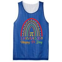 Boho Rainbow Design Geek Lover Math Teacher Happy Pi Day Gift Mesh Reversible Basketball Jersey Tank