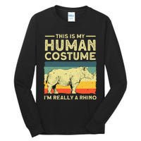 Best Rhino Design Rhino Rhinoceros Lovers Tall Long Sleeve T-Shirt