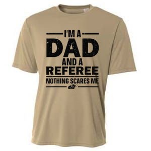 Best Referee Dad Reffing Sports Ref Referee Cooling Performance Crew T-Shirt