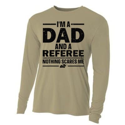 Best Referee Dad Reffing Sports Ref Referee Cooling Performance Long Sleeve Crew