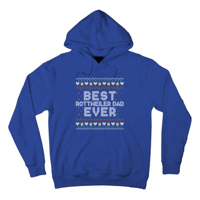 Best Rottweiler Dad Ever Family Matching Ugly Xmas Sweaters Cool Gift Hoodie