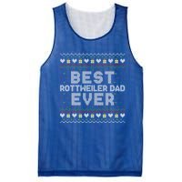 Best Rottweiler Dad Ever Family Matching Ugly Xmas Sweaters Cool Gift Mesh Reversible Basketball Jersey Tank