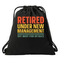 Best Retired Design For Retiree Retired Retirement Drawstring Bag