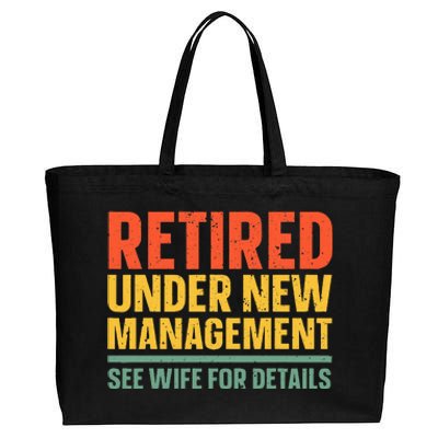 Best Retired Design For Retiree Retired Retirement Cotton Canvas Jumbo Tote