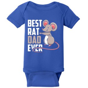 Best Rat Dad Ever Cute Animal Rats Lover Father Daddy Papa Gift Baby Bodysuit