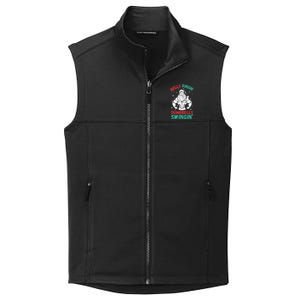 Bells Ringin Dumbbells Swingin Fitness Christmas Collective Smooth Fleece Vest