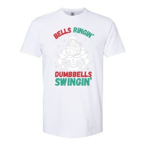 Bells Ringin Dumbbells Swingin Fitness Christmas Softstyle CVC T-Shirt