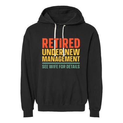 Best Retired Design For Retiree Retired Retirement Garment-Dyed Fleece Hoodie