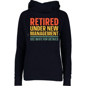 Best Retired Design For Retiree Retired Retirement Womens Funnel Neck Pullover Hood