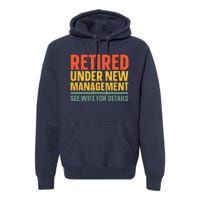 Best Retired Design For Retiree Retired Retirement Premium Hoodie