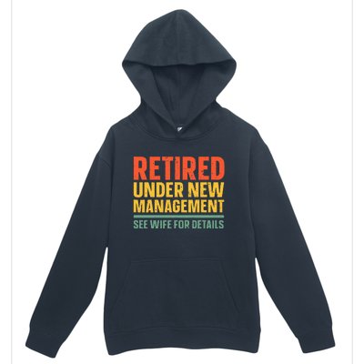 Best Retired Design For Retiree Retired Retirement Urban Pullover Hoodie