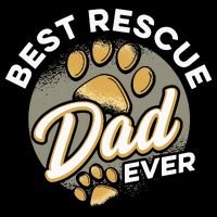 Best Rescue Dad Ever Animal Rescue Cat Dog Rescue City Backpack