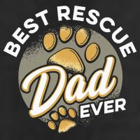 Best Rescue Dad Ever Animal Rescue Cat Dog Rescue Adult Drive Performance Visor