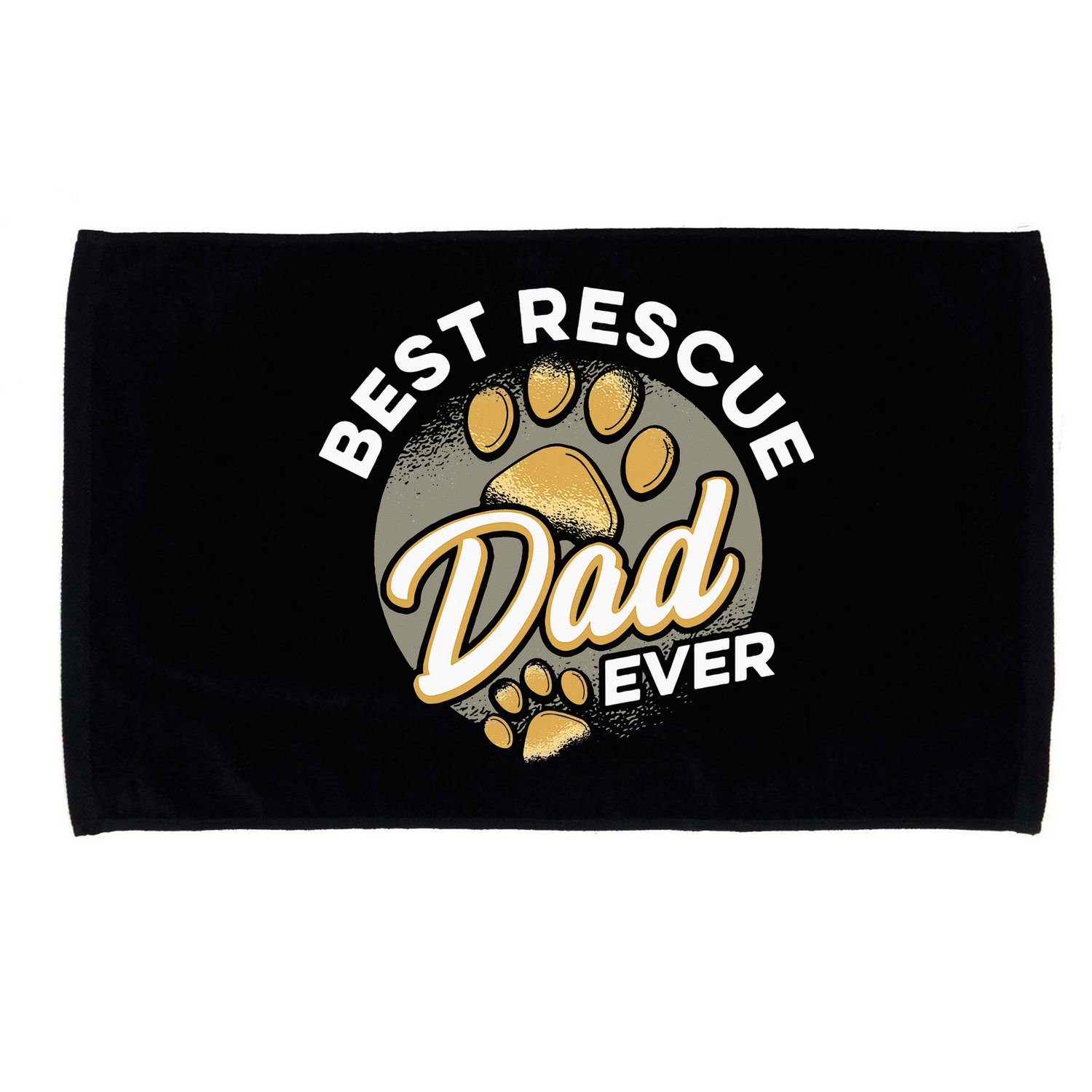 Best Rescue Dad Ever Animal Rescue Cat Dog Rescue Microfiber Hand Towel