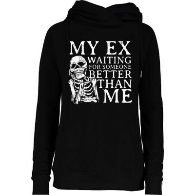 Breakup Recently Divorce Support Party Womens Funnel Neck Pullover Hood