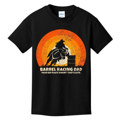 Barrel Racer Dad for Rodeo Barrel Racing Kids T-Shirt