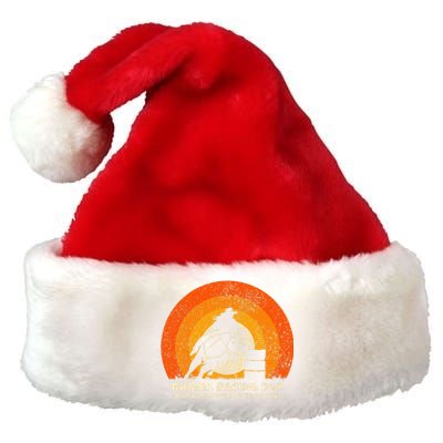 Barrel Racer Dad for Rodeo Barrel Racing Premium Christmas Santa Hat