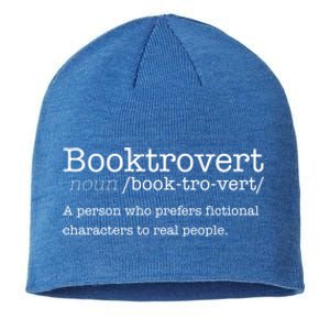 Booktrovert Reading Dictionary Funny Book Introvert Meme Funny Gift Sustainable Beanie