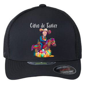 Biden Ride Donkey, Sombrero, Easter Egg Hunt Flexfit Unipanel Trucker Cap