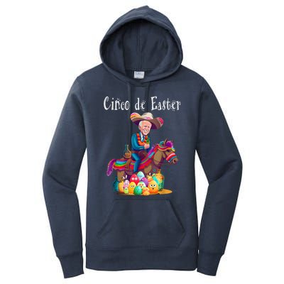 Biden Ride Donkey, Sombrero, Easter Egg Hunt Women's Pullover Hoodie