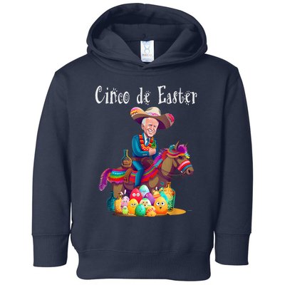 Biden Ride Donkey, Sombrero, Easter Egg Hunt Toddler Hoodie