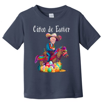 Biden Ride Donkey, Sombrero, Easter Egg Hunt Toddler T-Shirt