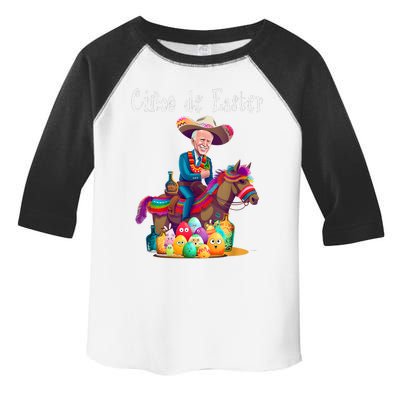 Biden Ride Donkey, Sombrero, Easter Egg Hunt Toddler Fine Jersey T-Shirt