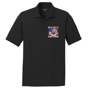 Best Rottie Dad Ever American Flag Dog Owner Animal Lover PosiCharge RacerMesh Polo