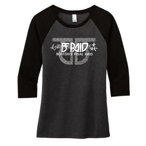 B.F. Raid Double Bf Women's Tri-Blend 3/4-Sleeve Raglan Shirt