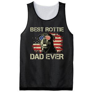 Best Rottie Dad Ever Rottweiler American Flag Gift Mesh Reversible Basketball Jersey Tank