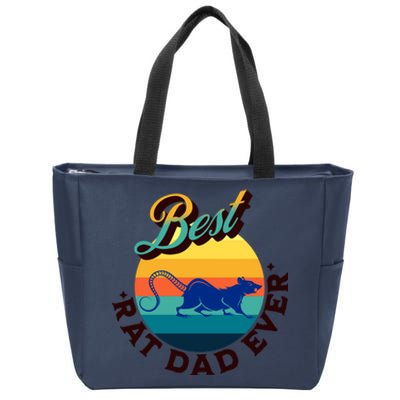 Best Rat Dad Ever Zip Tote Bag