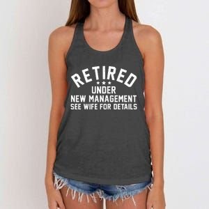 Best Retired Design Retiree Retired Retirement Women's Knotted Racerback Tank