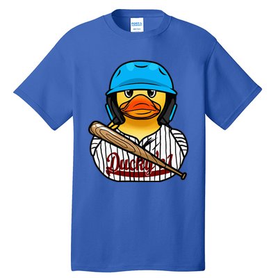 Baseball Rubber Duck Sporty Tall T-Shirt