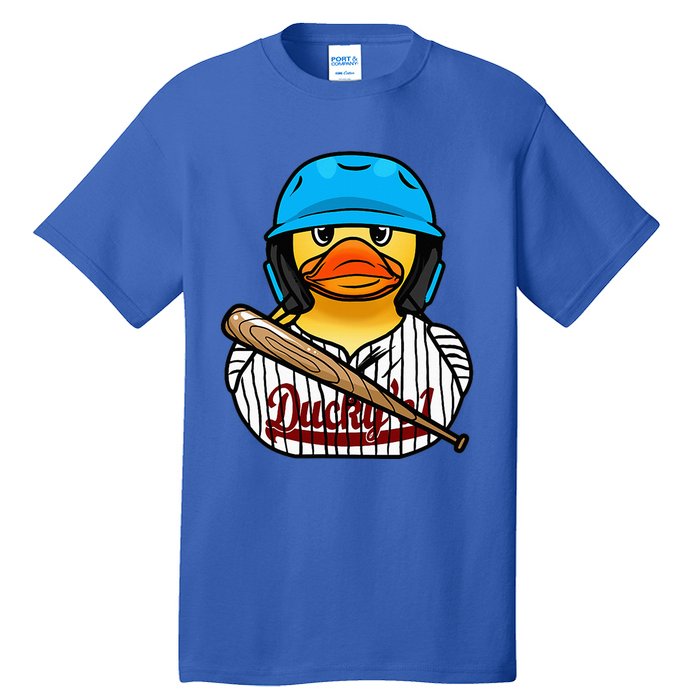 Baseball Rubber Duck Sporty Tall T-Shirt