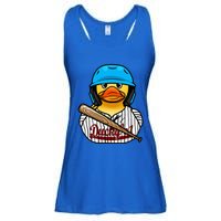 Baseball Rubber Duck Sporty Ladies Essential Flowy Tank