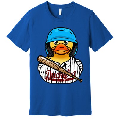 Baseball Rubber Duck Sporty Premium T-Shirt