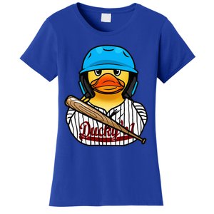 Baseball Rubber Duck Sporty Women's T-Shirt