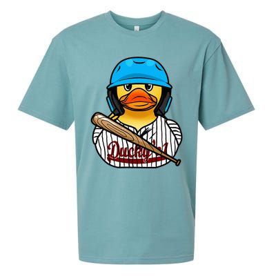 Baseball Rubber Duck Sporty Sueded Cloud Jersey T-Shirt