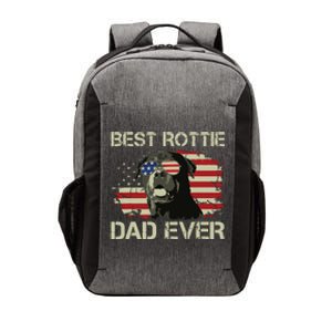 Best Rottie Dad Ever Rottweiler American Flag Gift Vector Backpack