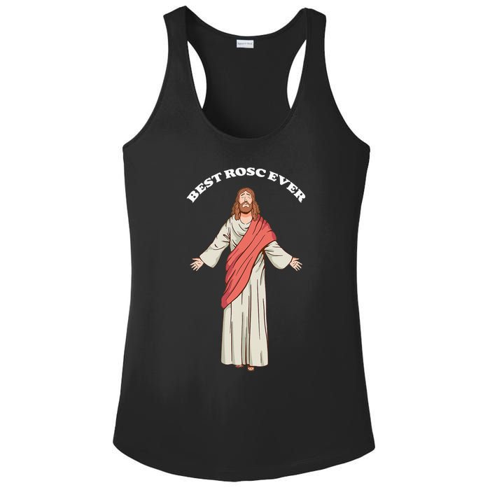 Best ROSC Ever Funny Easter Nurse Doctor Surgeon Ladies PosiCharge Competitor Racerback Tank