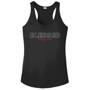 Blessed Religious Evangelist Bible Verse Christian Gift Ladies PosiCharge Competitor Racerback Tank