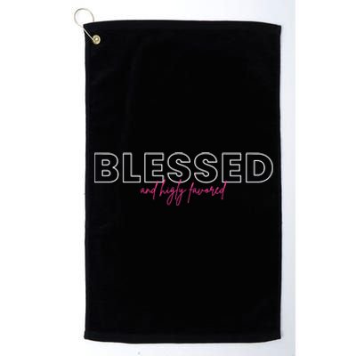 Blessed Religious Evangelist Bible Verse Christian Gift Platinum Collection Golf Towel