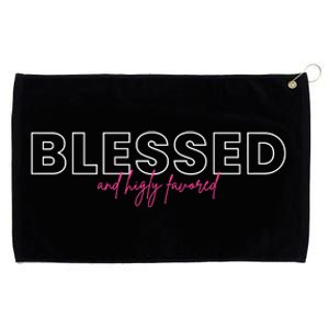 Blessed Religious Evangelist Bible Verse Christian Gift Grommeted Golf Towel