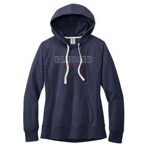 Blessed Religious Evangelist Bible Verse Christian Gift Women's Fleece Hoodie