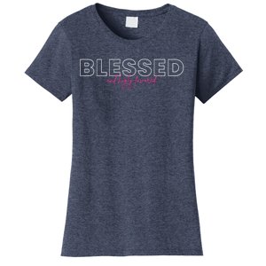 Blessed Religious Evangelist Bible Verse Christian Gift Women's T-Shirt